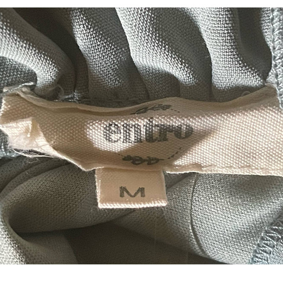 ENTRO Women's Tiered‎ Ruffle High Neck Sleeveless Dress Ties in Back Size Medium - Picture 6 of 9